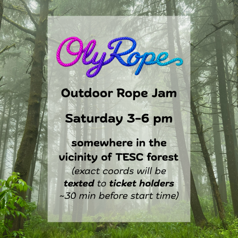 OlyRope Outdoor Rope Jam (July)