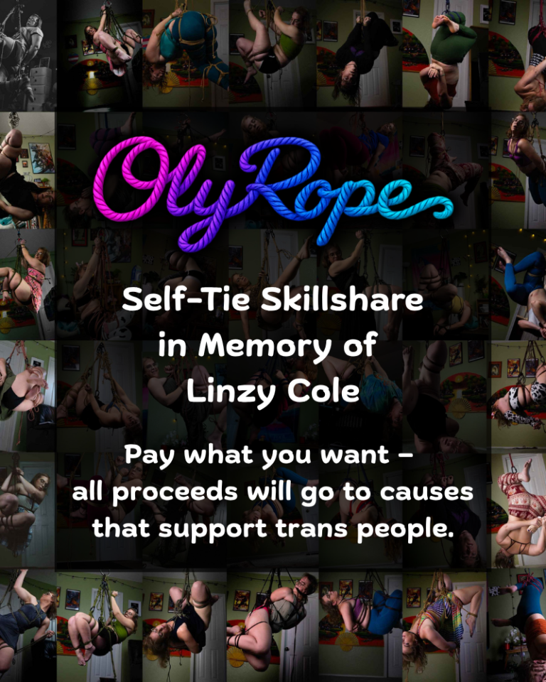 OlyRope Self-Tie Skillshare in Memory of Linzy Cole