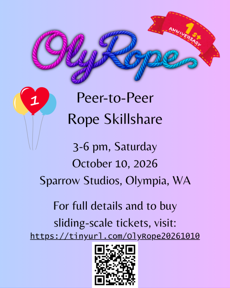 OlyRope Peer-to-Peer Skillshare (1st anniversary edition!)